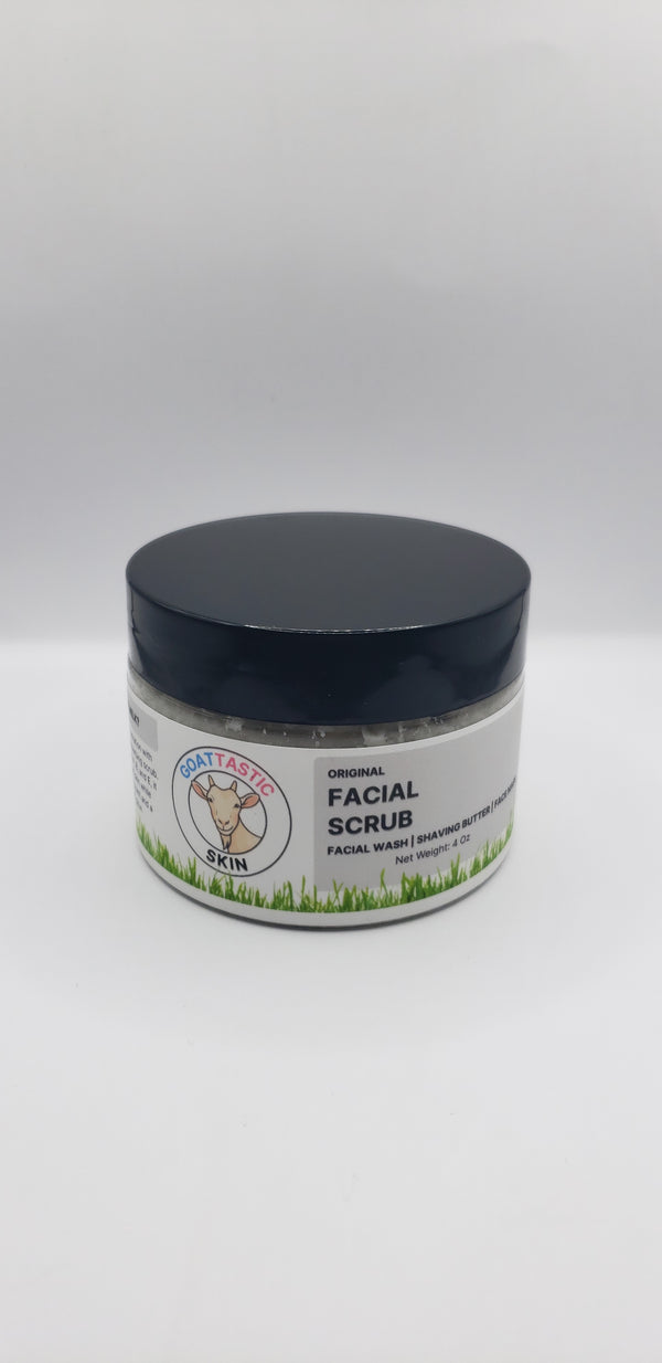 Goat Milk Facial Scrub – Exfoliate, Hydrate & Glow