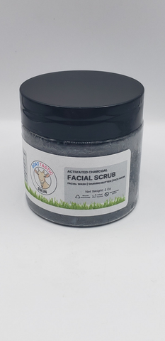 Goat Milk Facial Scrub – Activated Charcoal