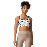 Goat Print Sports Bra – Stylish, Supportive & Comfortable