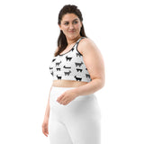 Goat Print Sports Bra – Stylish, Supportive & Comfortable