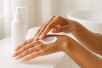 using lotion