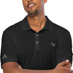 Black adidas polo shirt