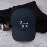 DAD HAT GOAT EMBROIDERED LOGO