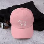 DAD HAT GOAT EMBROIDERED LOGO