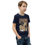 Boys Youth Short Sleeve T-Shirt – "Goat Hugs" Edition Soft, Comfy & Adorably Fun