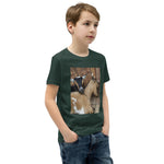 Boys Youth Short Sleeve T-Shirt – "Goat Hugs" Edition Soft, Comfy & Adorably Fun