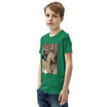 Boys Youth Short Sleeve T-Shirt – "Goat Hugs" Edition Soft, Comfy & Adorably Fun