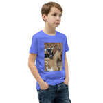 Boys Youth Short Sleeve T-Shirt – "Goat Hugs" Edition Soft, Comfy & Adorably Fun