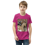 Boy's Youth Short Sleeve T-Shirt – "Goat Hugs" Edition
