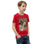 Boys Youth Short Sleeve T-Shirt – "Goat Hugs" Edition Soft, Comfy & Adorably Fun