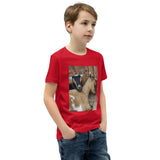 Boys Youth Short Sleeve T-Shirt – "Goat Hugs" Edition Soft, Comfy & Adorably Fun