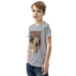 Boys Youth Short Sleeve T-Shirt – "Goat Hugs" Edition Soft, Comfy & Adorably Fun
