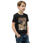 Boys Youth Short Sleeve T-Shirt – "Goat Hugs" Edition Soft, Comfy & Adorably Fun