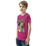 Boys Youth Short Sleeve T-Shirt – "Goat Hugs" Edition Soft, Comfy & Adorably Fun