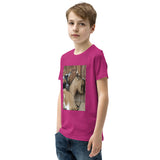 Boys Youth Short Sleeve T-Shirt – "Goat Hugs" Edition Soft, Comfy & Adorably Fun
