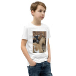 Boys Youth Short Sleeve T-Shirt – "Goat Hugs" Edition Soft, Comfy & Adorably Fun