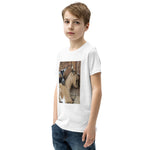 Boys Youth Short Sleeve T-Shirt – "Goat Hugs" Edition Soft, Comfy & Adorably Fun